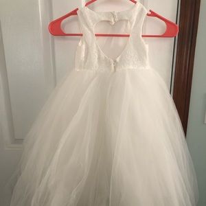 David’s Bridal Flower Girl Dress - fits 3-4T